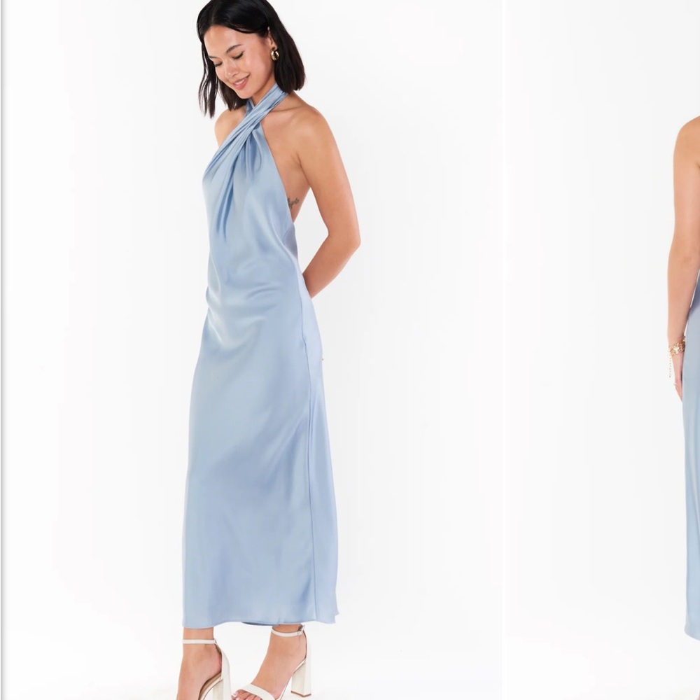 Jasmine Halter Midi Dress